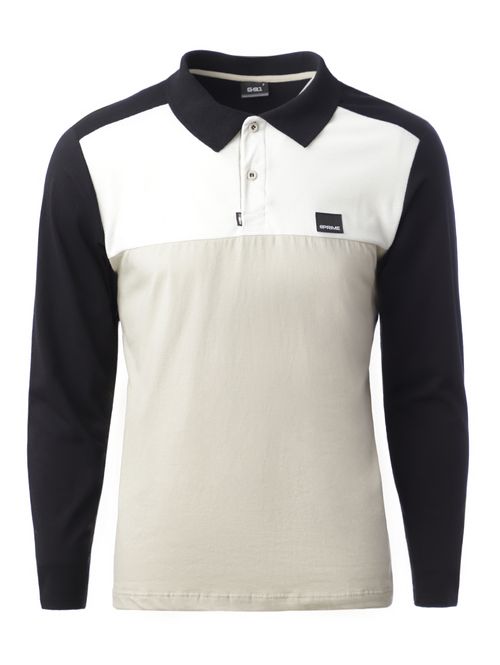 Polo Manga Curta Masculina PRETO