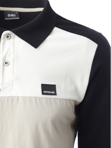 Polo Manga Curta Masculina PRETO