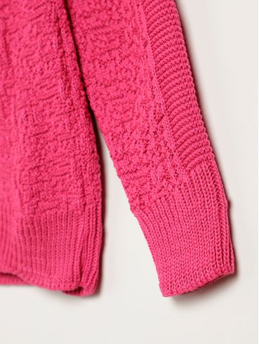 Blusão Tricot Laços Infantil Para Menina - PINK