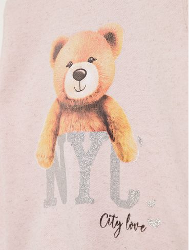 Conjunto Longo Infantil Para Menina - ROSA CLARO