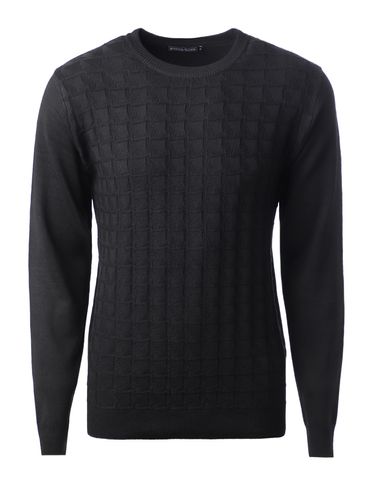 Blusão Tricot Manga Longa Masculino PRETO