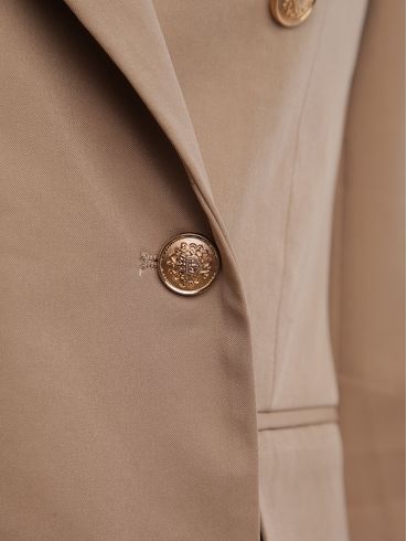Blazer Transpasse Duplo Feminino BEGE