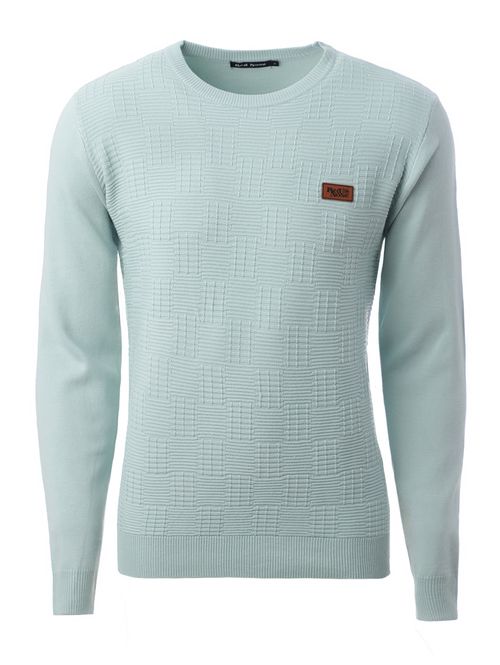 Blusão Tricot Manga Longa Masculino VERDE CLARO