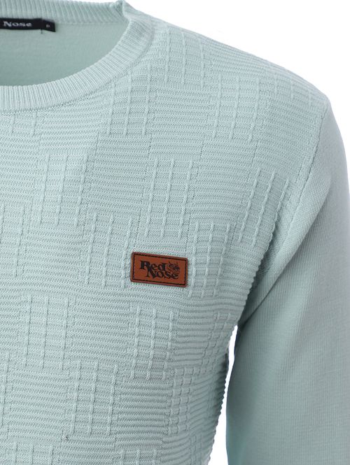 Blusão Tricot Manga Longa Masculino VERDE CLARO