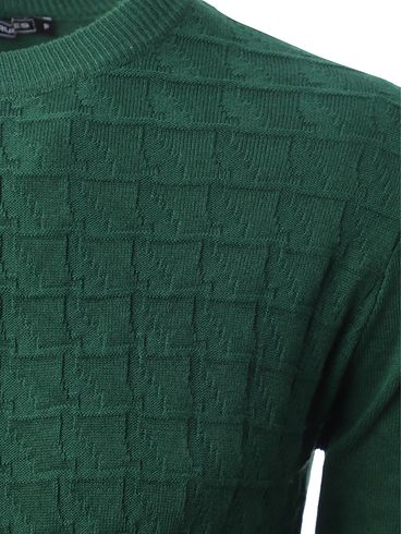Blusão Tricot Manga Longa Masculino VERDE