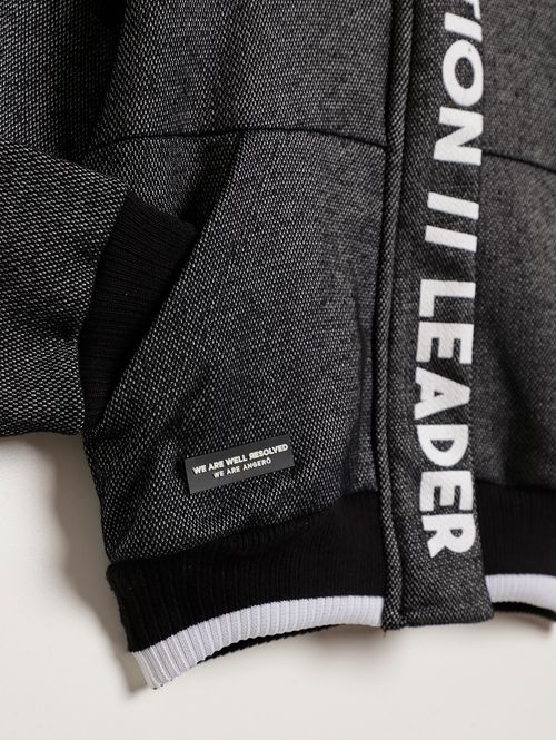 Jaqueta Moletom Infantil Para Menino - PRETO