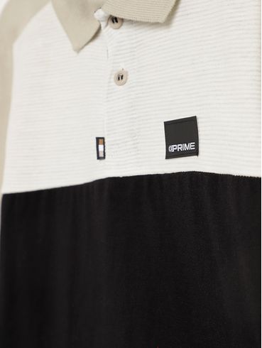 Polo Manga Longa Infantil Para Menino - BEGE