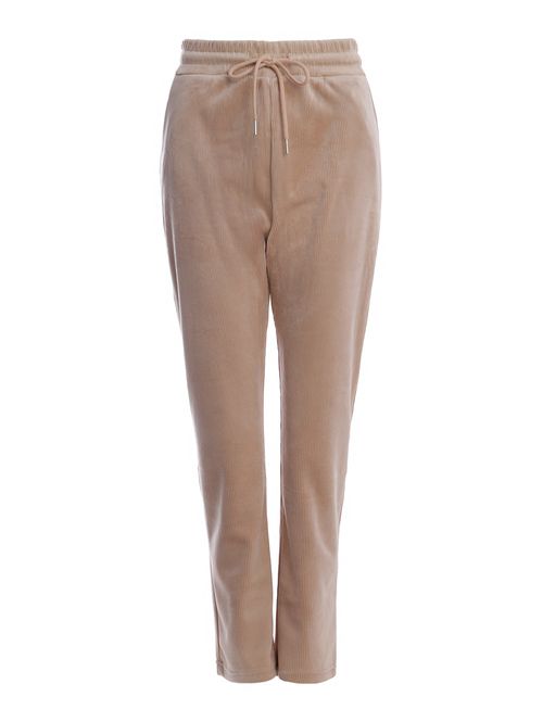 Calça Veludo Reta Feminina AREIA