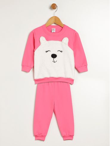 Conjunto Longo Infantil Para Bebê - PINK
