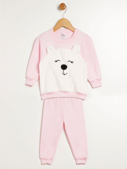 Conjunto Longo Infantil Para Bebê - ROSA