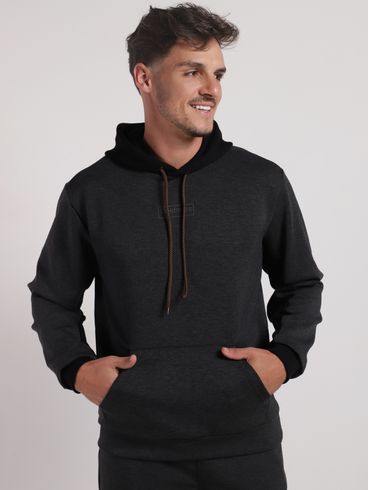 Moletom com Capuz Masculino CINZA