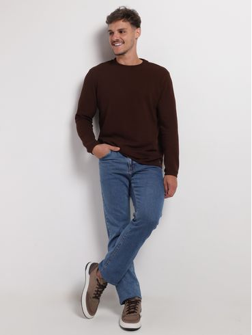 Calça Jeans Reta Masculina AZUL