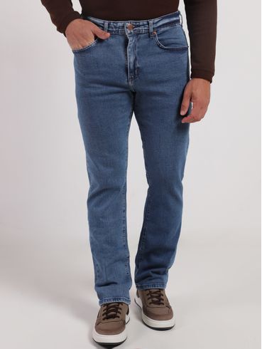 Calça Jeans Reta Masculina AZUL