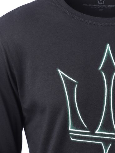 Camiseta Manga Longa Masculina PRETO