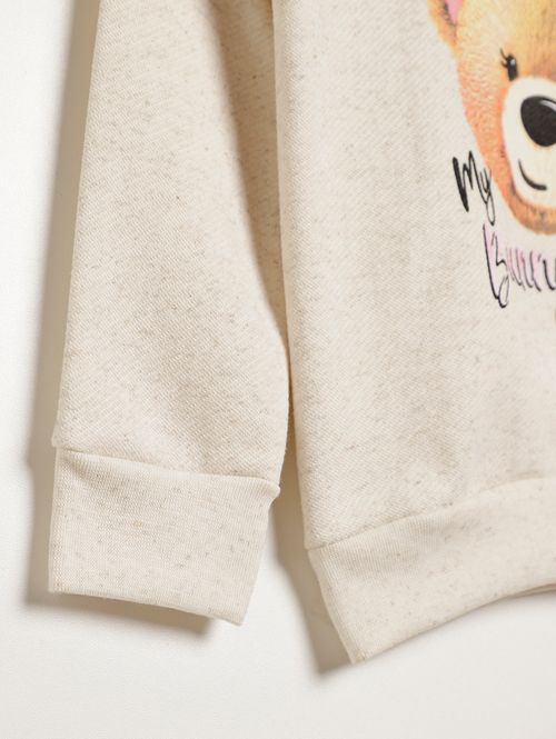 Conjunto Longo Infantil Para Menina - OFF WHITE