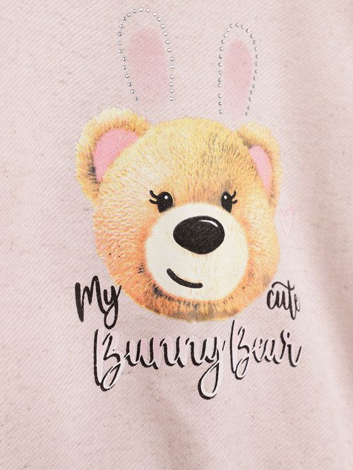 Conjunto Longo Infantil Para Menina - ROSA CLARO