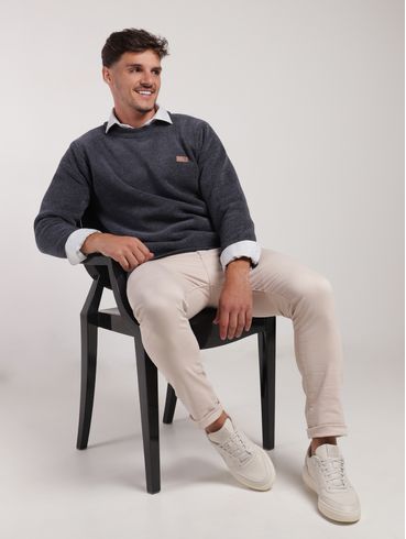 Calça Sport Slim Masculina AREIA