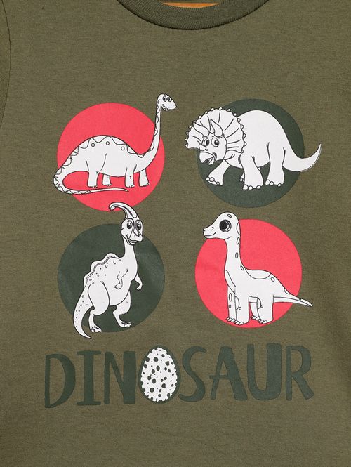 Camiseta Manga Longa Infantil Para Menino - VERDE