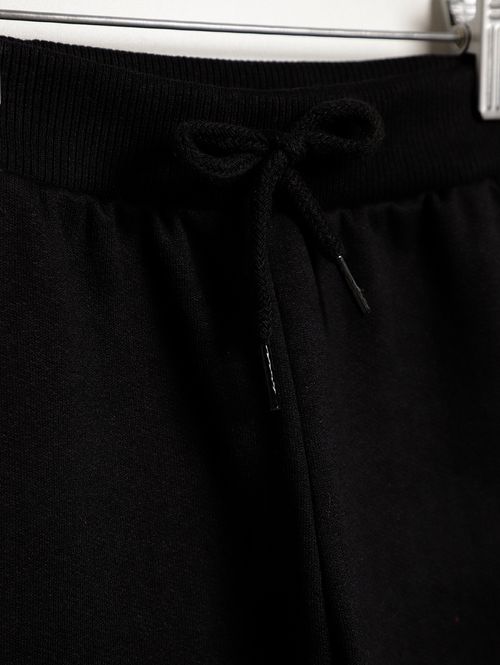 Calça Moletom Infantil Para Menino - PRETO