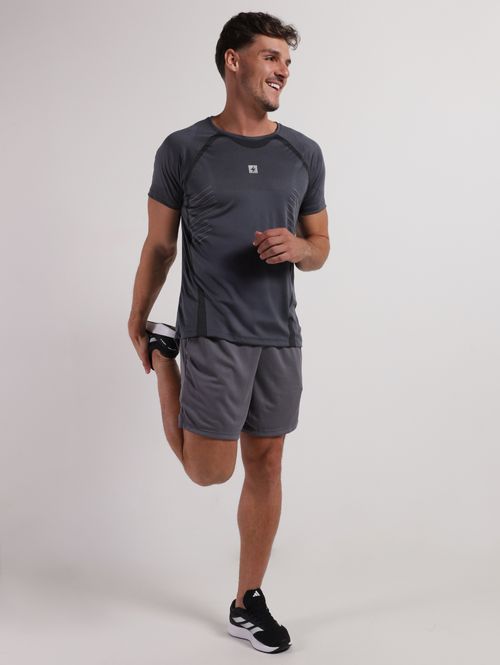 Camiseta Esportiva Action Dry Masculina GRAFITE
