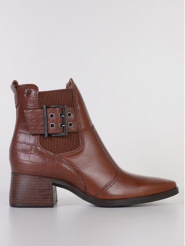 Bota Cano Curto Pisa Pegada Feminina MARROM