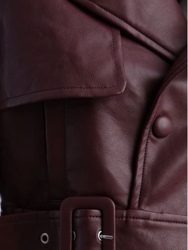 Jaqueta Cropped Eagle Rock Feminina VINHO