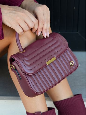 Bolsa Mini Bag Feminina VINHO
