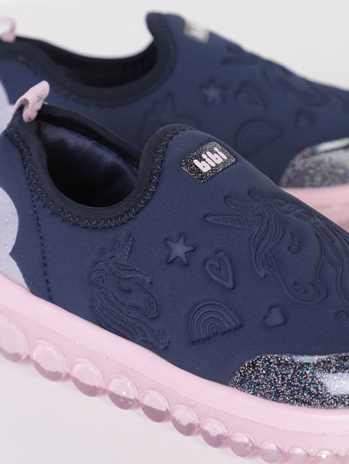 Tênis Infantil Para Menina - MARINHO/ROSA