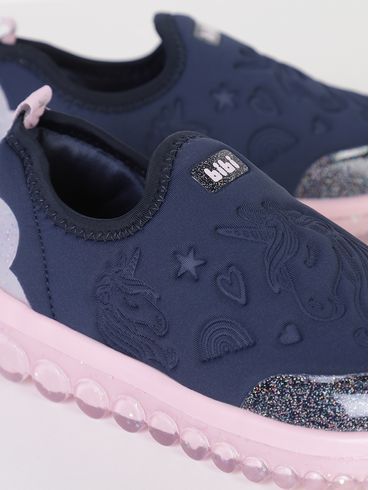 Tênis Infantil Para Menina - MARINHO/ROSA