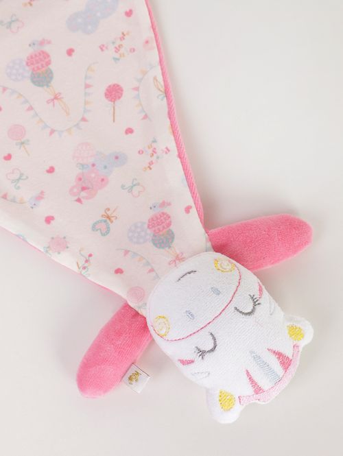 Naninha Plush Infantil Para Bebê - ROSA