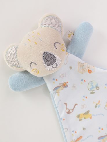 Naninha Plush Infantil Para Bebê - AZUL