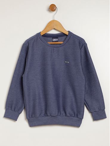 Moletom Infantil Para Menino - AZUL