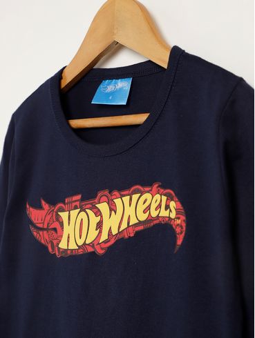 Camiseta Manga Longa Infantil Para Menino - MARINHO