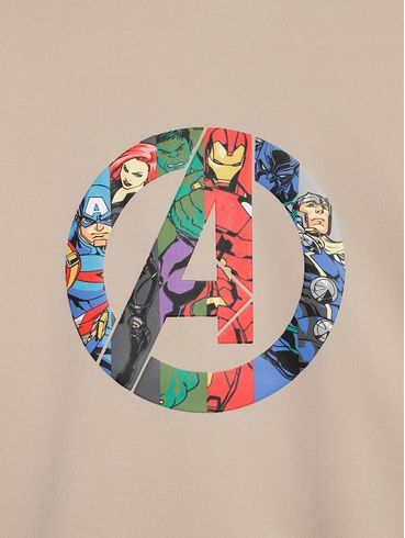 Moletom Avengers Juvenil Para Menino - CAQUI