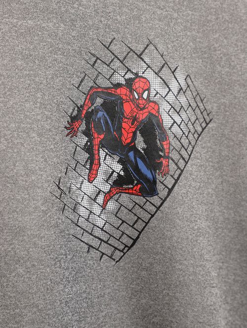 Moletom Spider Man Juvenil Para Menino - CINZA
