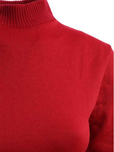Blusão Tricot Feminino VERMELHO