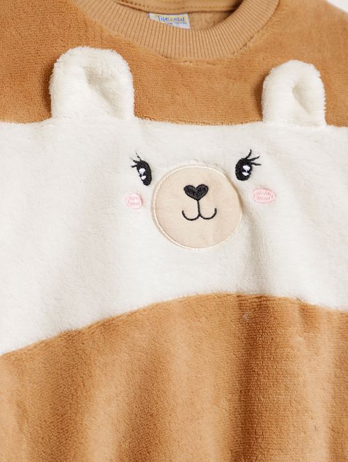 Conjunto Longo Infantil Para Menina - BEGE