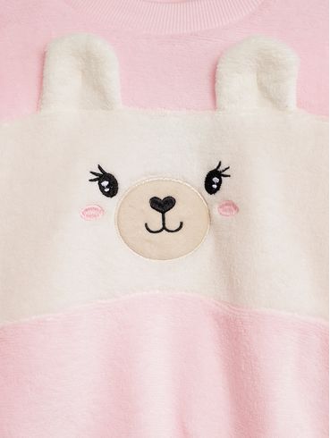 Conjunto Longo Infantil Para Menina - ROSA