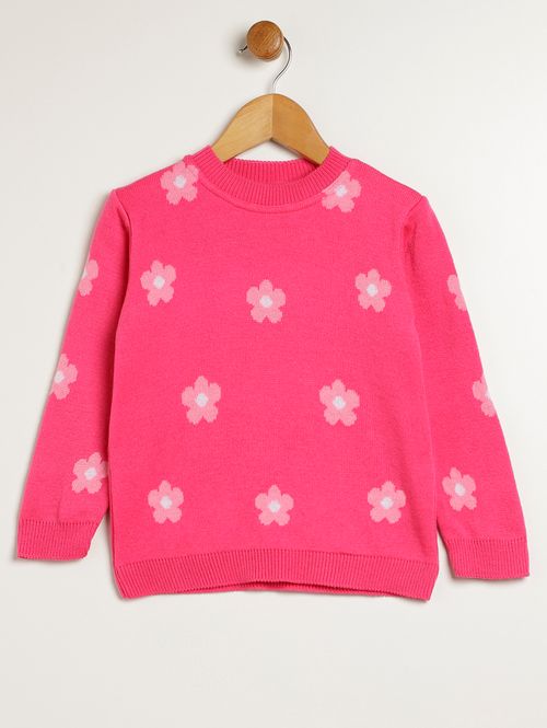 Blusão Tricot Infantil Para Menina - PINK