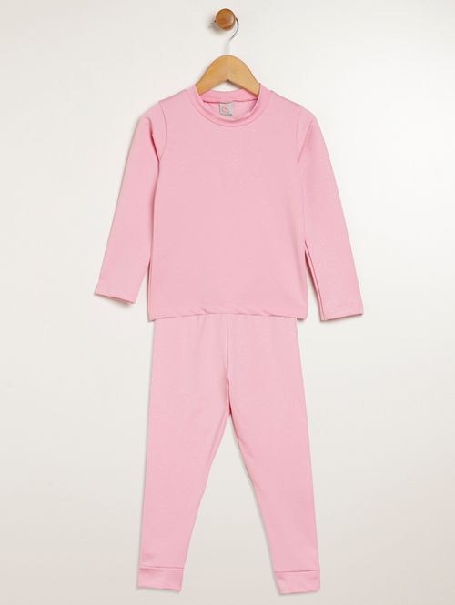Conjunto Longo Infantil Para Menina - ROSA