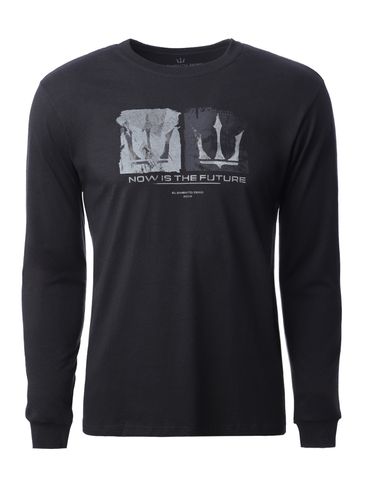 Camiseta Manga Longa Masculina PRETO