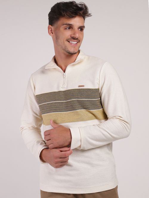 Blusão Moletinho Masculino NATURAL