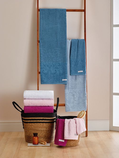 Toalha de Banho Fio Penteado Atlântica Ravenna ROSA CLARO