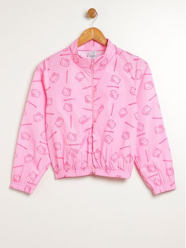 Corta Vento Infantil Para Menina - ROSA