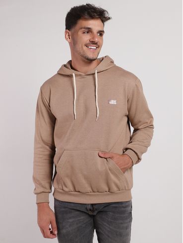 Moletom Vels Masculino BEGE