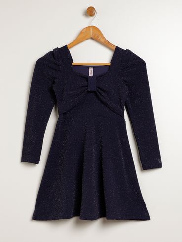 Vestido Juvenil Para Menina - MARINHO