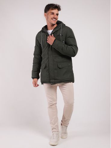 Jaqueta Parka Masculina VERDE