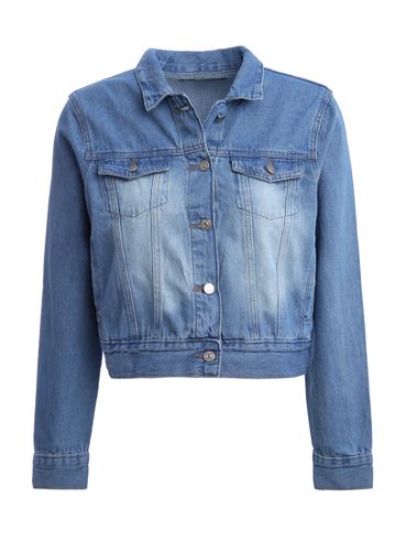 Jaqueta Jeans Feminina AZUL