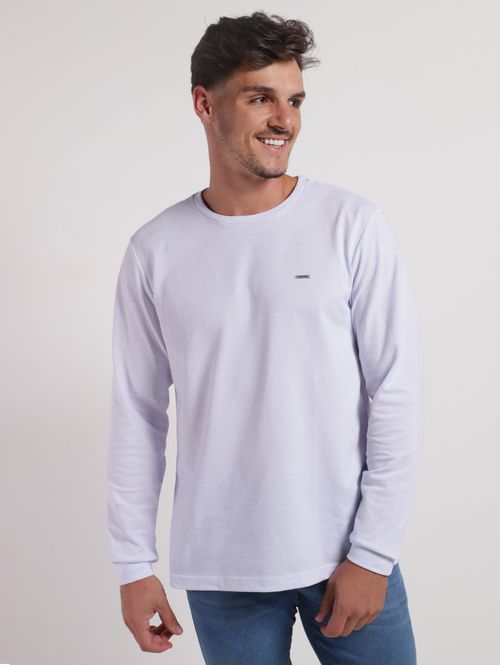 Camiseta Manga Longa Masculina BRANCO