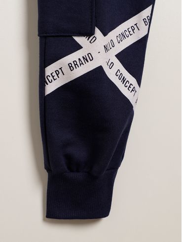 Calça Cargo Juvenil Para Menino - MARINHO